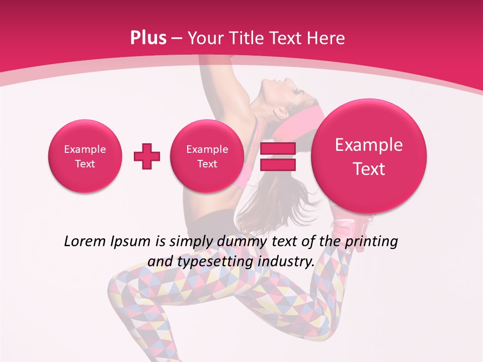 Gymnastic Female Acrobat PowerPoint Template