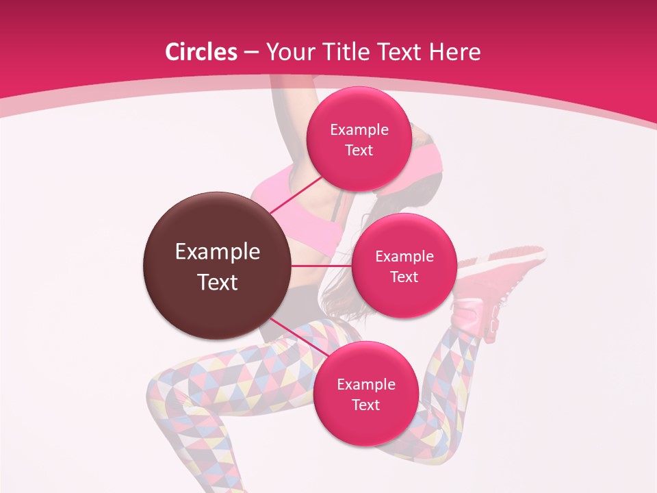 Gymnastic Female Acrobat PowerPoint Template