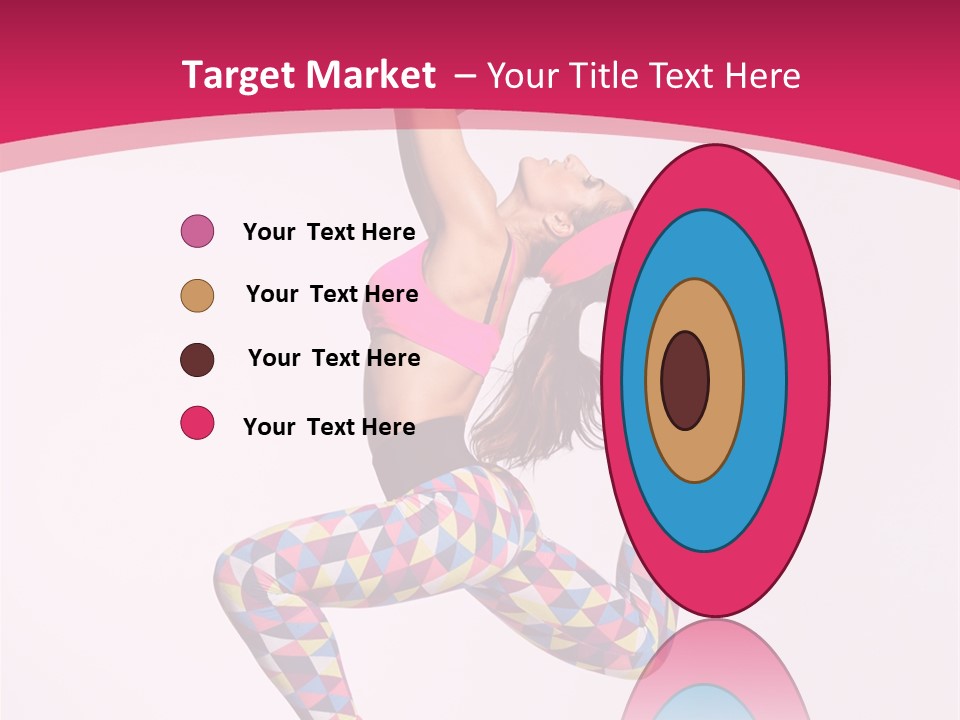 Gymnastic Female Acrobat PowerPoint Template