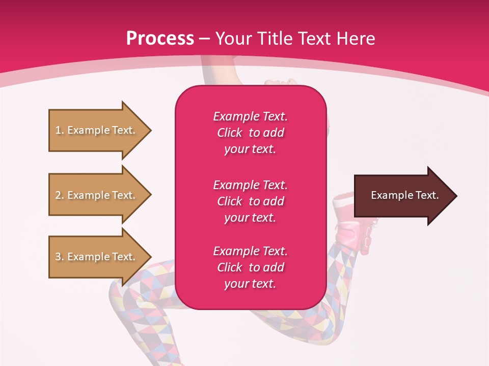 Gymnastic Female Acrobat PowerPoint Template