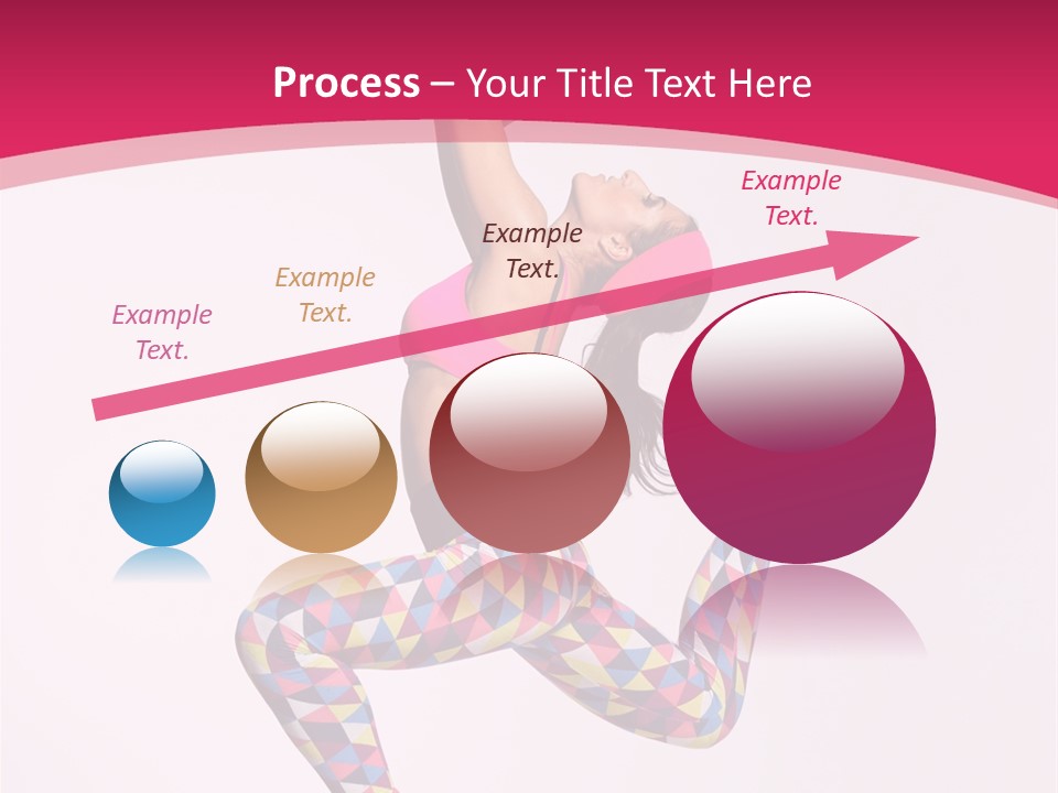 Gymnastic Female Acrobat PowerPoint Template