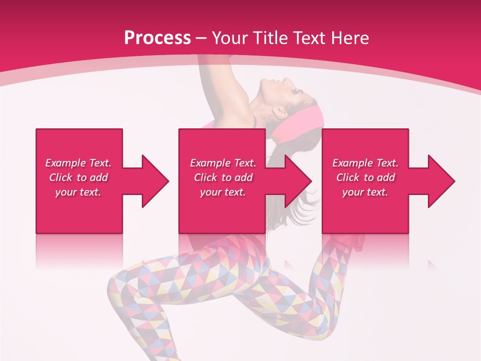 Gymnastic Female Acrobat PowerPoint Template