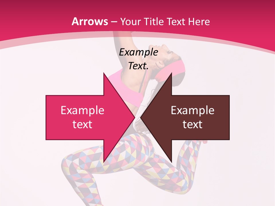 Gymnastic Female Acrobat PowerPoint Template