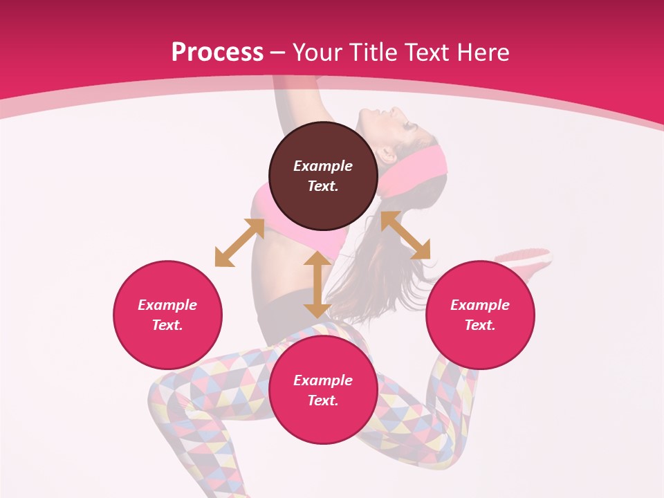 Gymnastic Female Acrobat PowerPoint Template