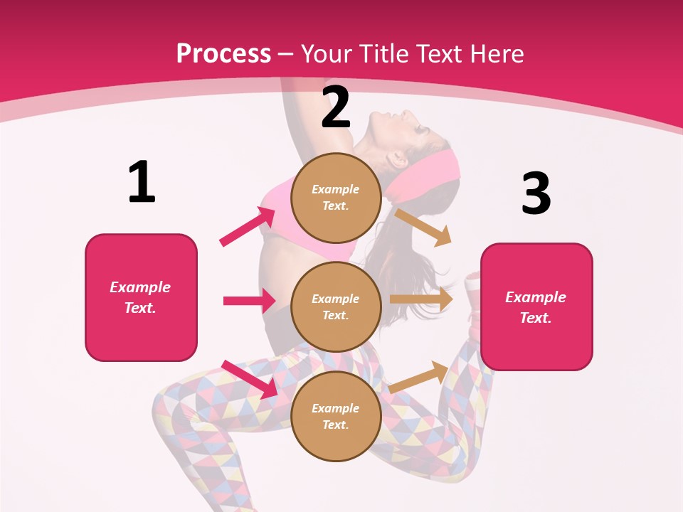 Gymnastic Female Acrobat PowerPoint Template
