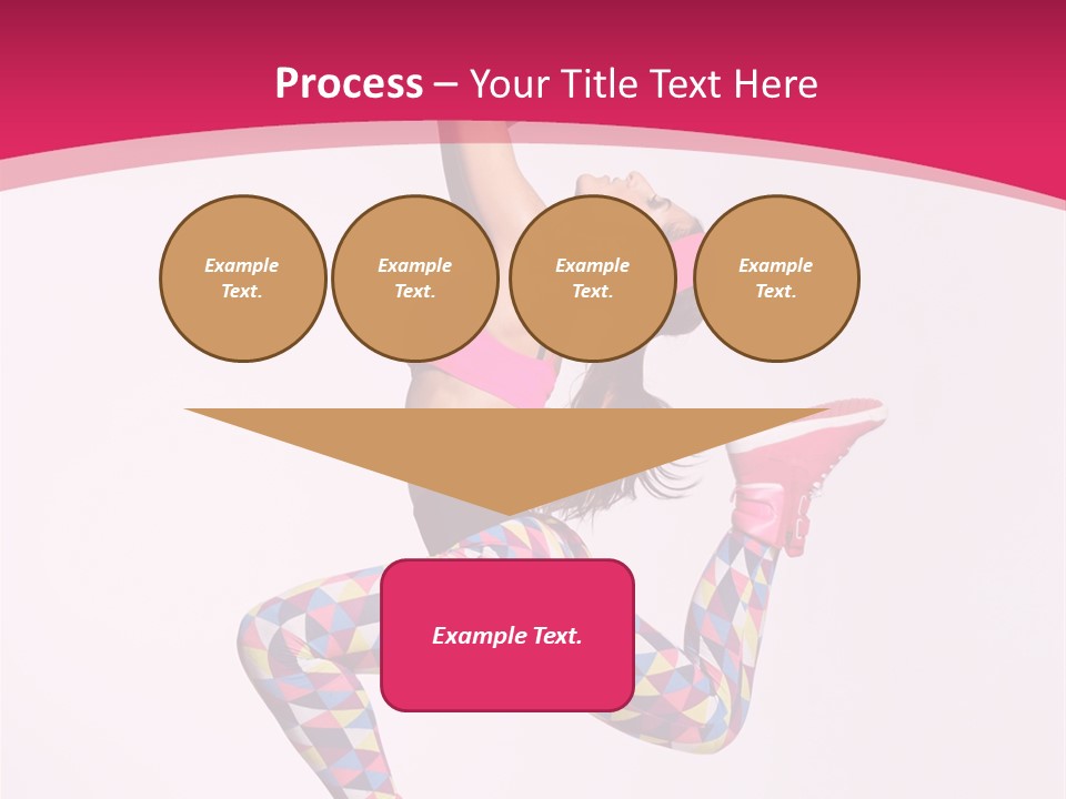 Gymnastic Female Acrobat PowerPoint Template