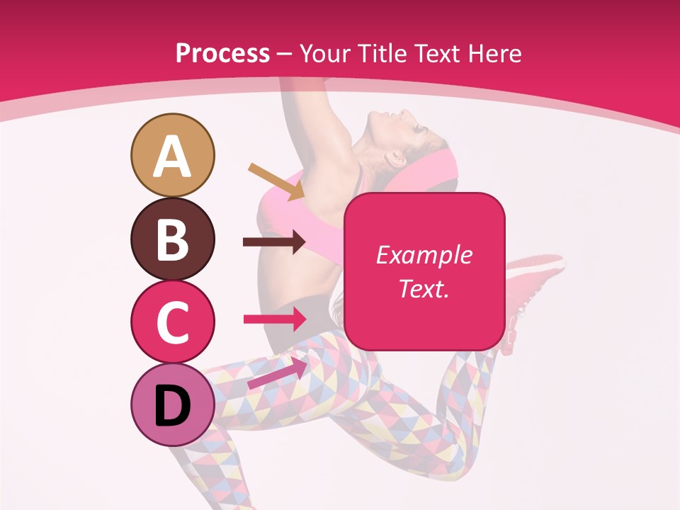 Gymnastic Female Acrobat PowerPoint Template