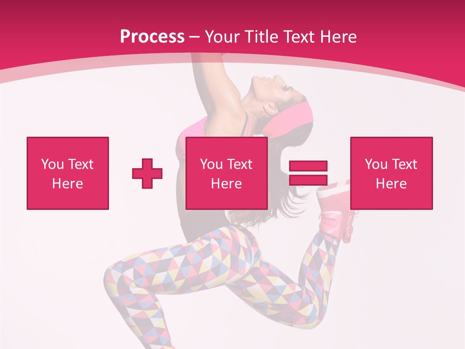 Gymnastic Female Acrobat PowerPoint Template