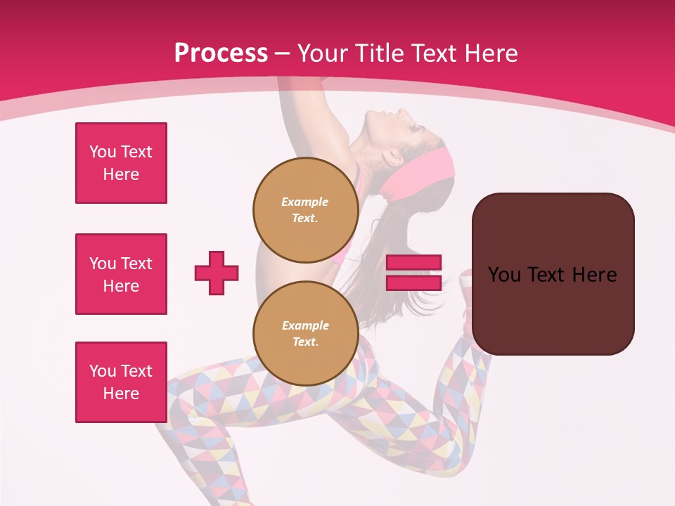 Gymnastic Female Acrobat PowerPoint Template
