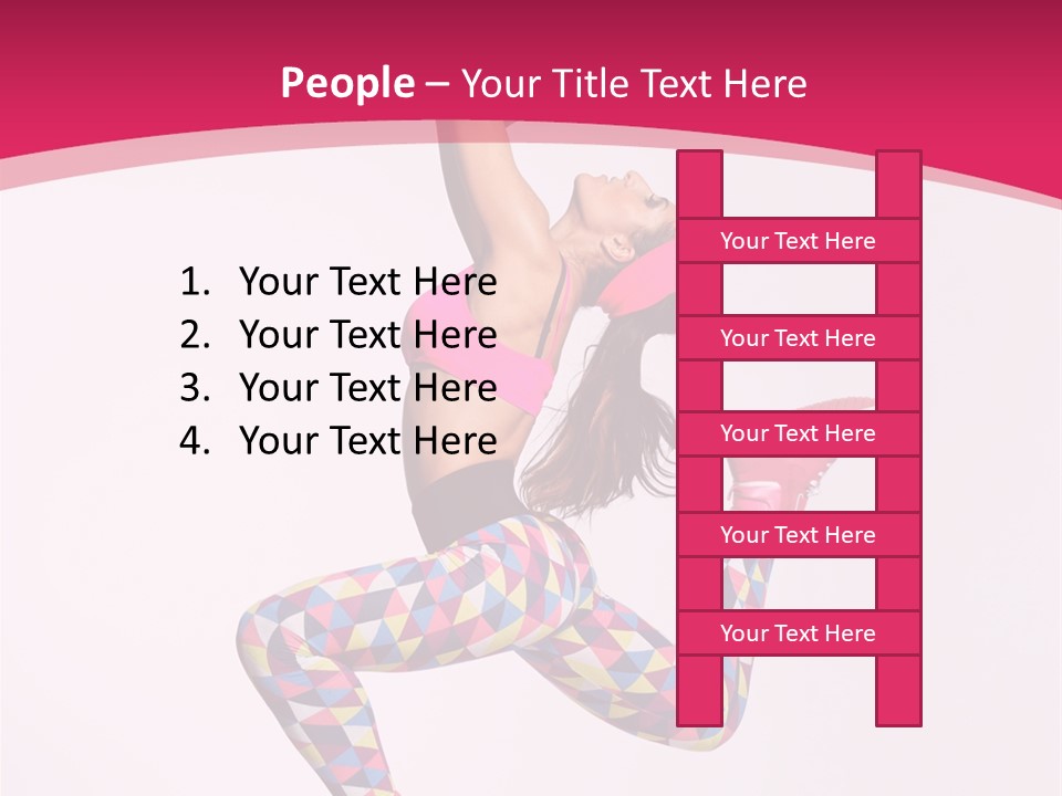 Gymnastic Female Acrobat PowerPoint Template