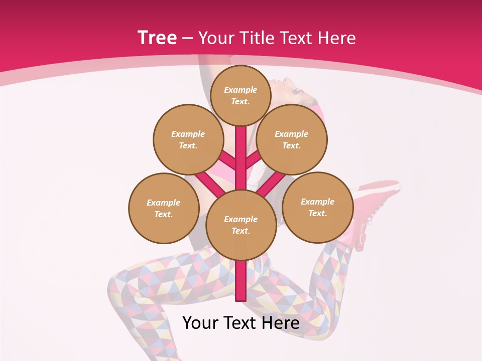 Gymnastic Female Acrobat PowerPoint Template