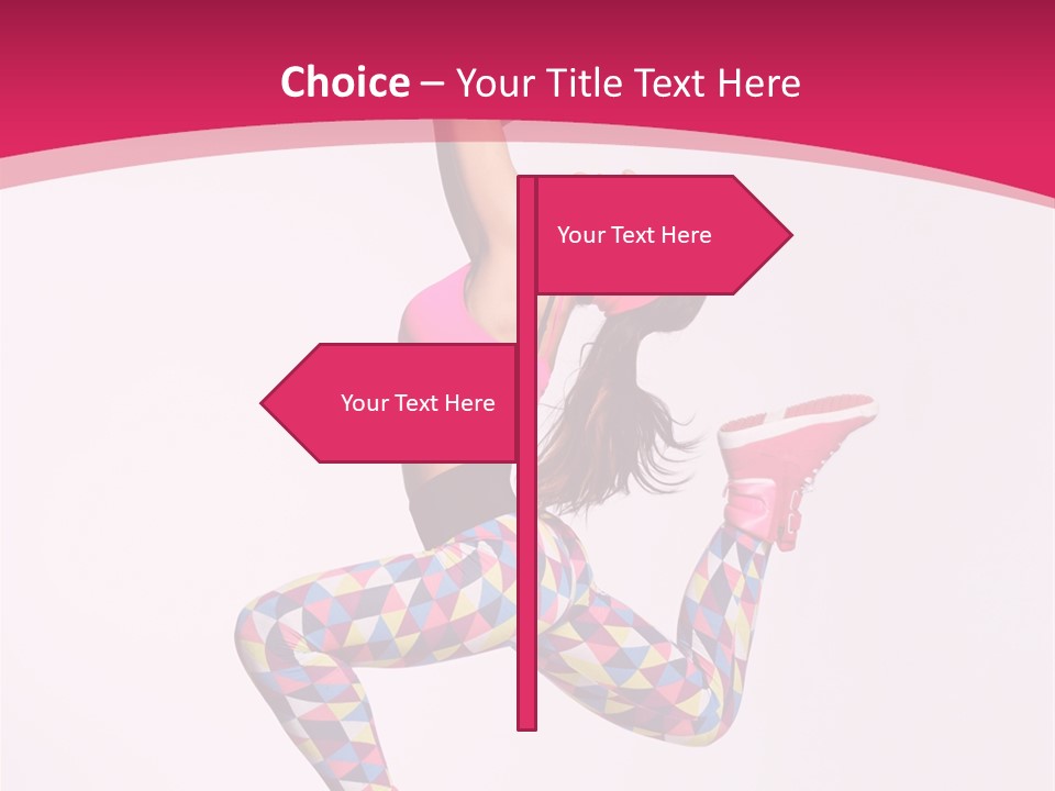 Gymnastic Female Acrobat PowerPoint Template