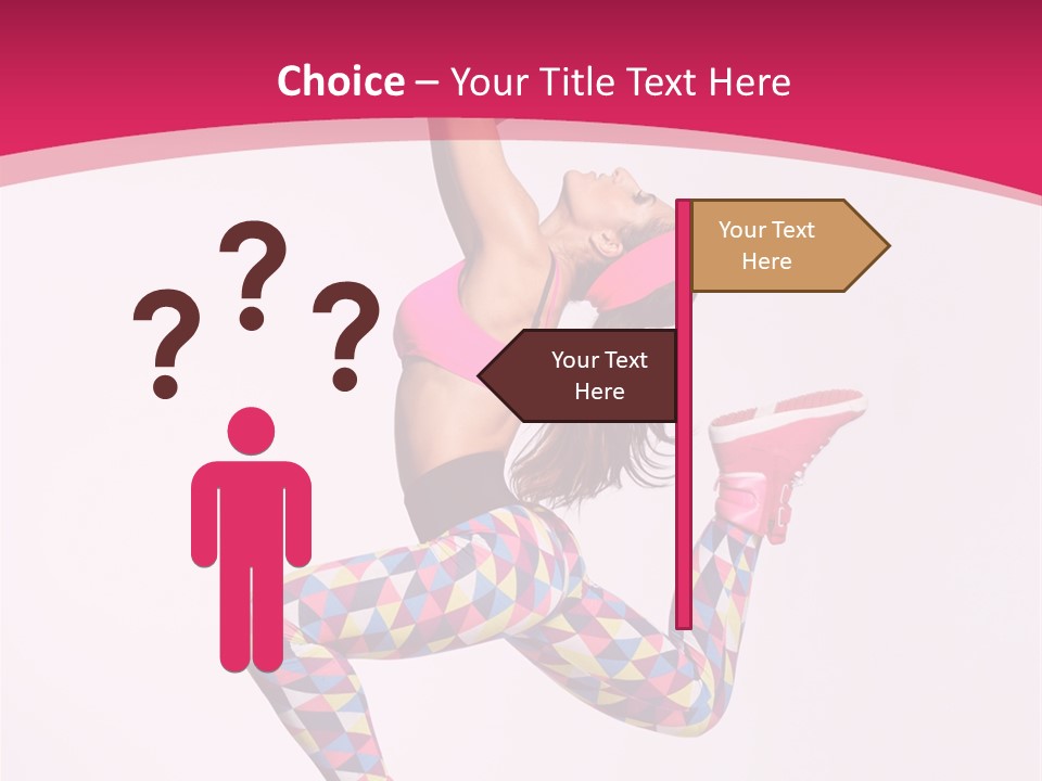 Gymnastic Female Acrobat PowerPoint Template