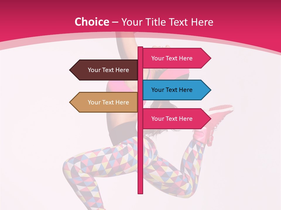 Gymnastic Female Acrobat PowerPoint Template