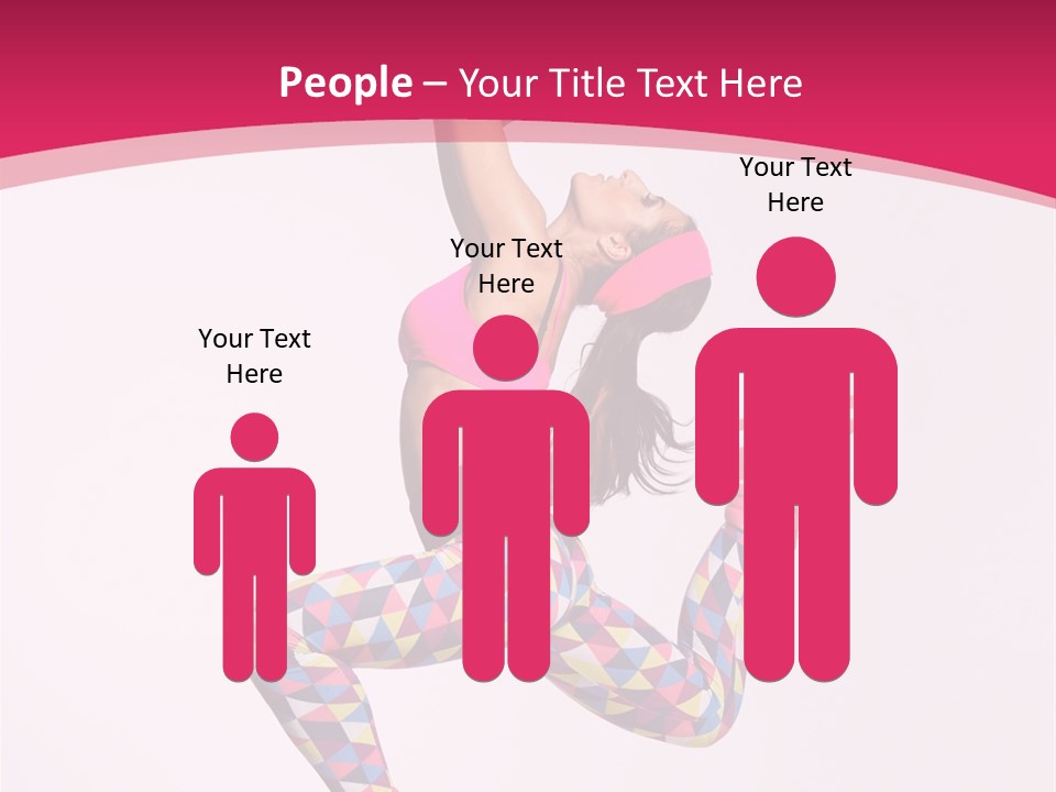 Gymnastic Female Acrobat PowerPoint Template