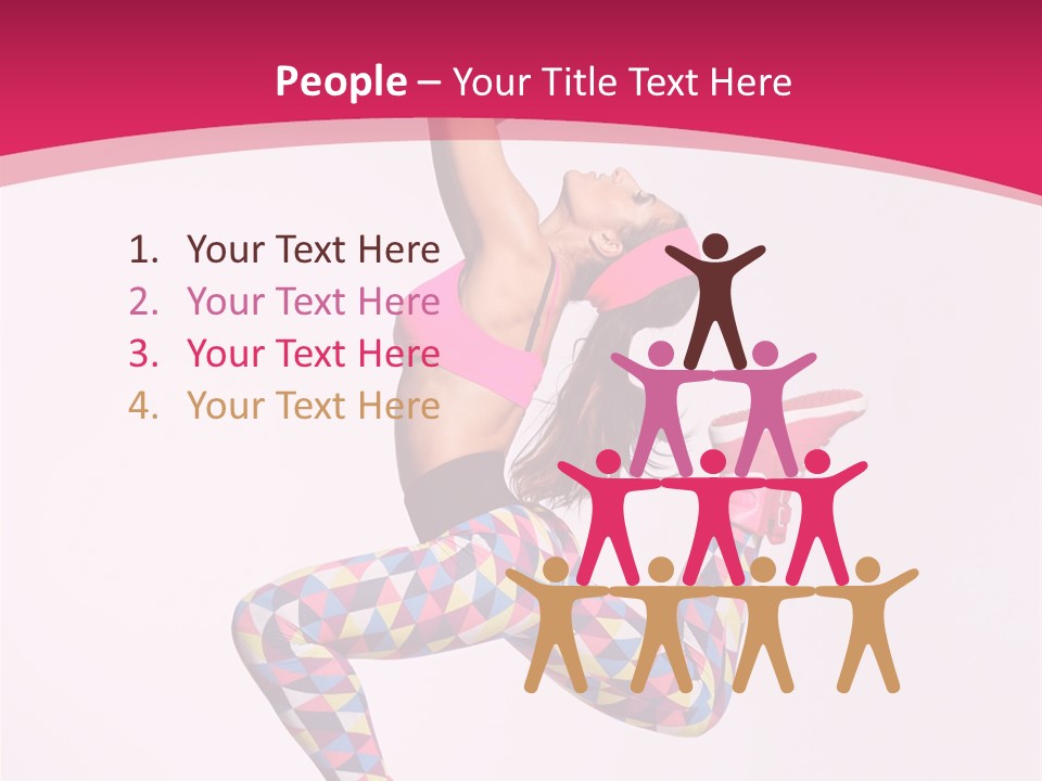 Gymnastic Female Acrobat PowerPoint Template