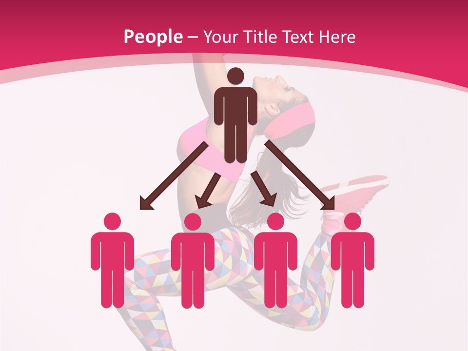 Gymnastic Female Acrobat PowerPoint Template