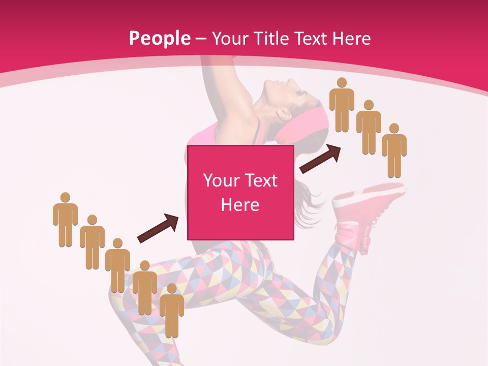 Gymnastic Female Acrobat PowerPoint Template