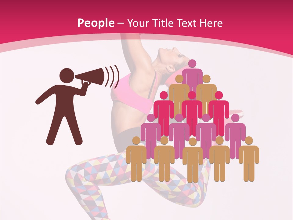 Gymnastic Female Acrobat PowerPoint Template