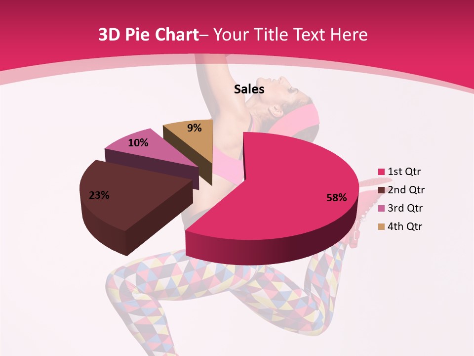 Gymnastic Female Acrobat PowerPoint Template