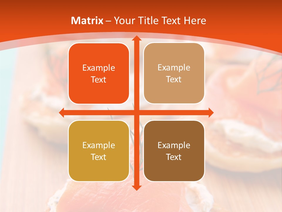 Snack Blini Food PowerPoint Template