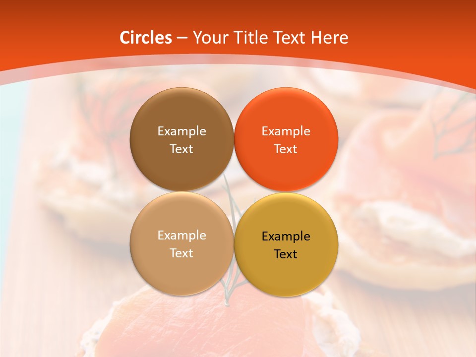 Snack Blini Food PowerPoint Template