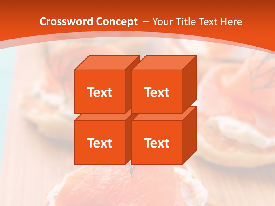 Snack Blini Food PowerPoint Template