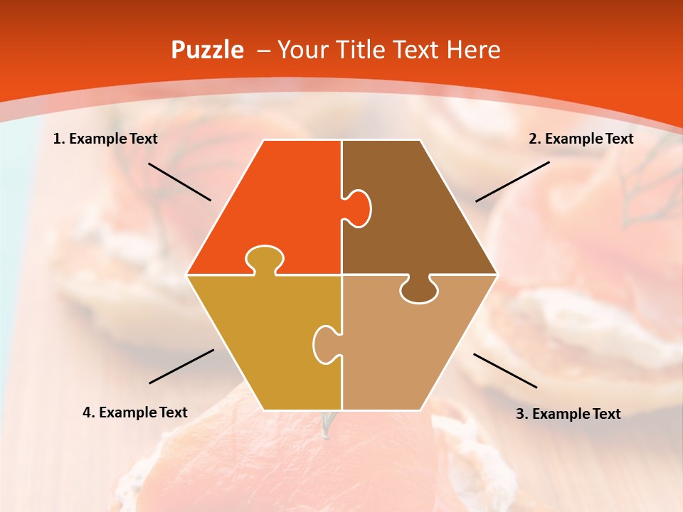 Snack Blini Food PowerPoint Template