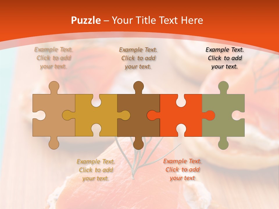 Snack Blini Food PowerPoint Template