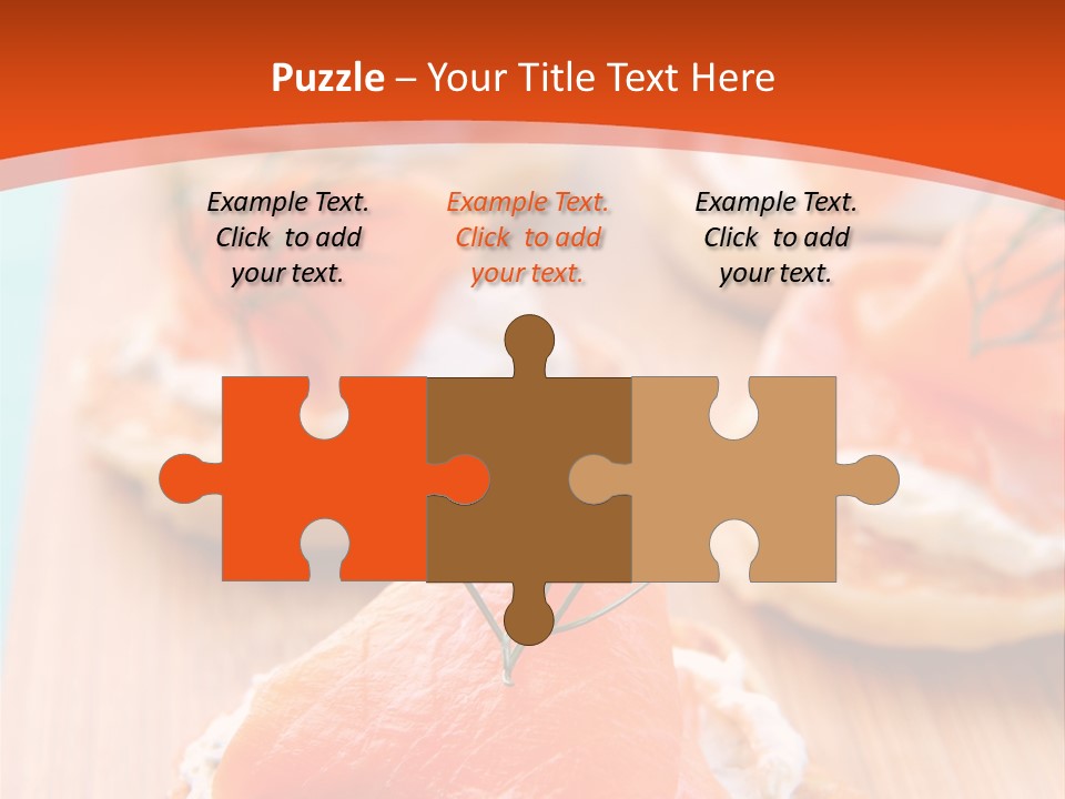 Snack Blini Food PowerPoint Template