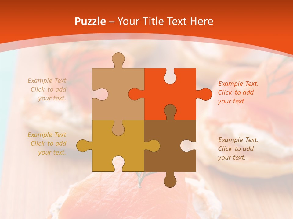 Snack Blini Food PowerPoint Template