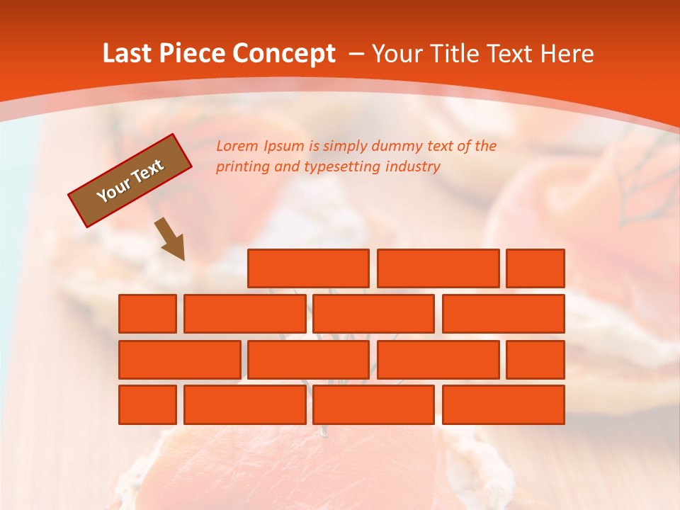 Snack Blini Food PowerPoint Template