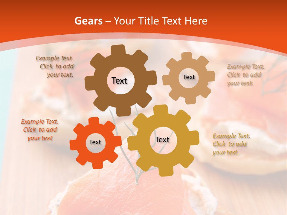 Snack Blini Food PowerPoint Template