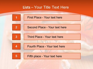 Snack Blini Food PowerPoint Template