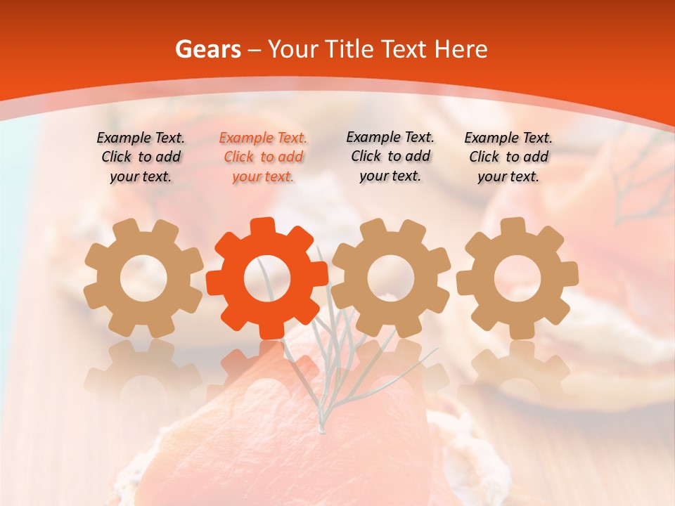 Snack Blini Food PowerPoint Template