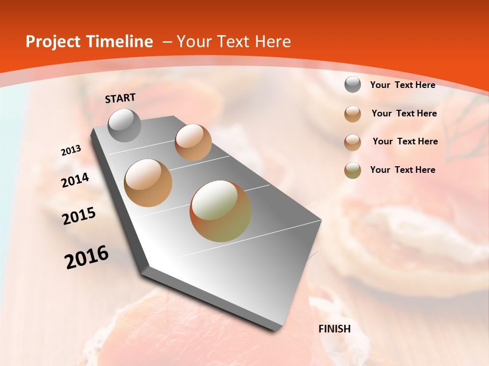 Snack Blini Food PowerPoint Template