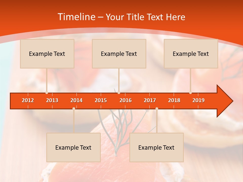 Snack Blini Food PowerPoint Template