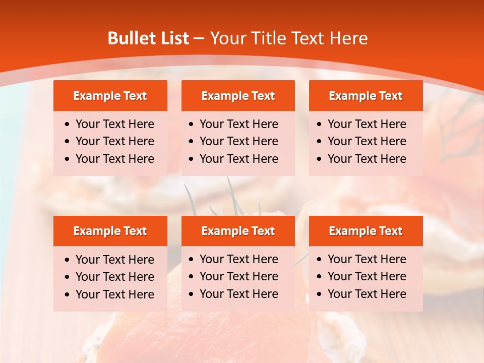 Snack Blini Food PowerPoint Template