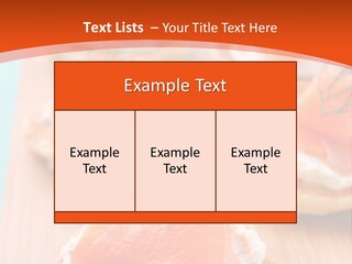 Snack Blini Food PowerPoint Template