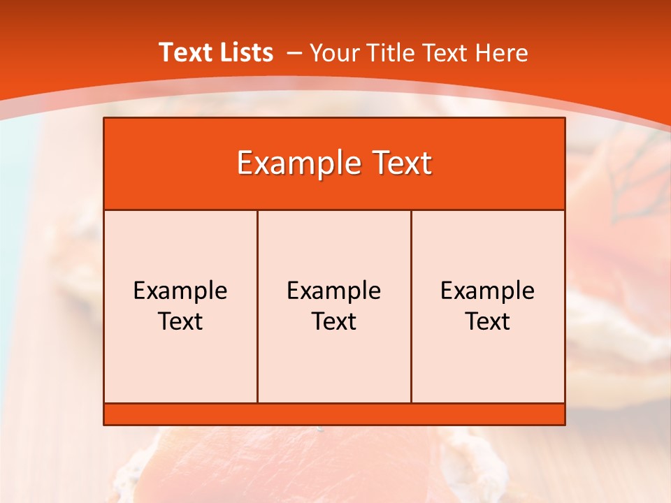 Snack Blini Food PowerPoint Template