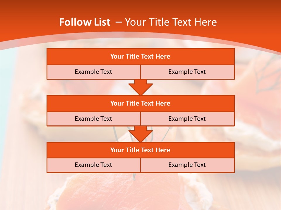 Snack Blini Food PowerPoint Template