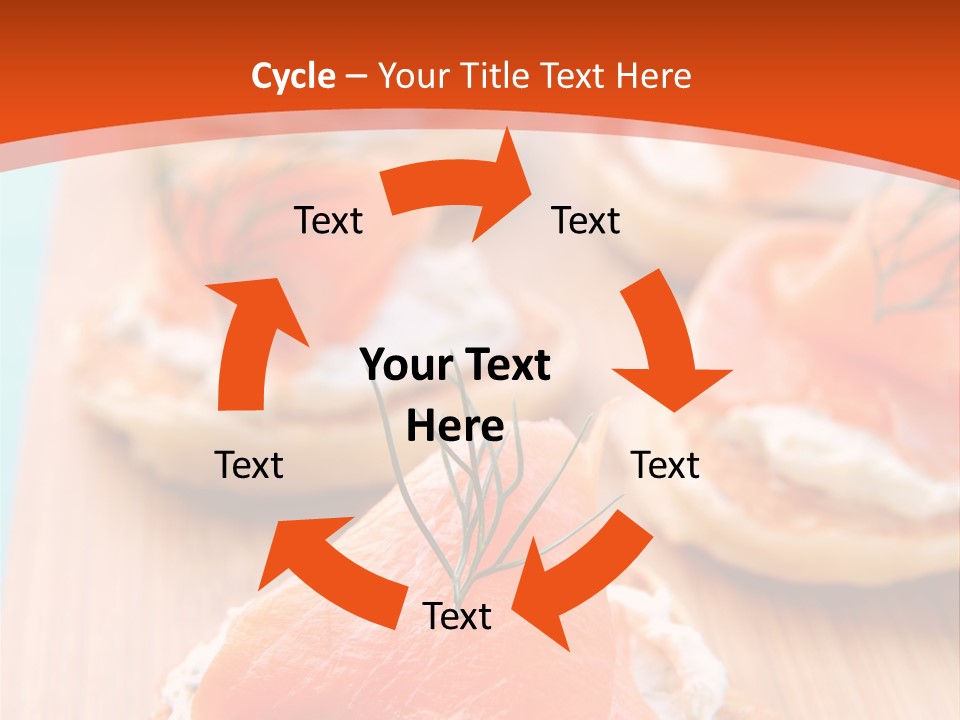 Snack Blini Food PowerPoint Template