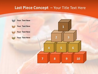 Snack Blini Food PowerPoint Template