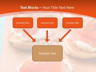 Snack Blini Food PowerPoint Template
