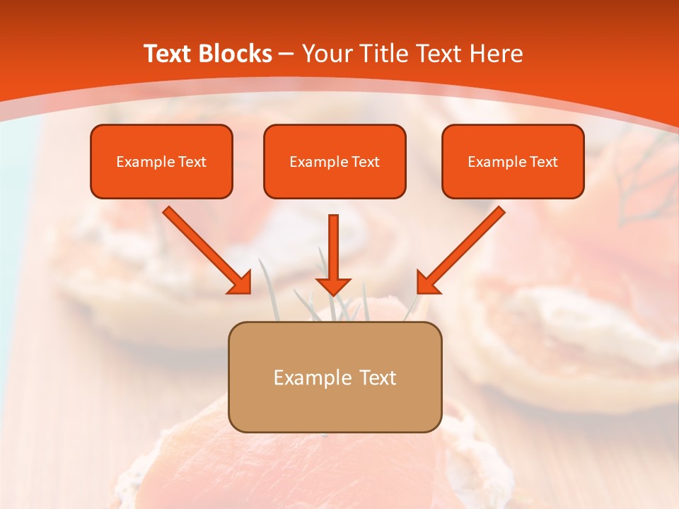 Snack Blini Food PowerPoint Template