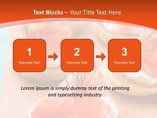 Snack Blini Food PowerPoint Template