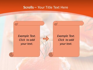 Snack Blini Food PowerPoint Template