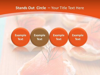 Snack Blini Food PowerPoint Template