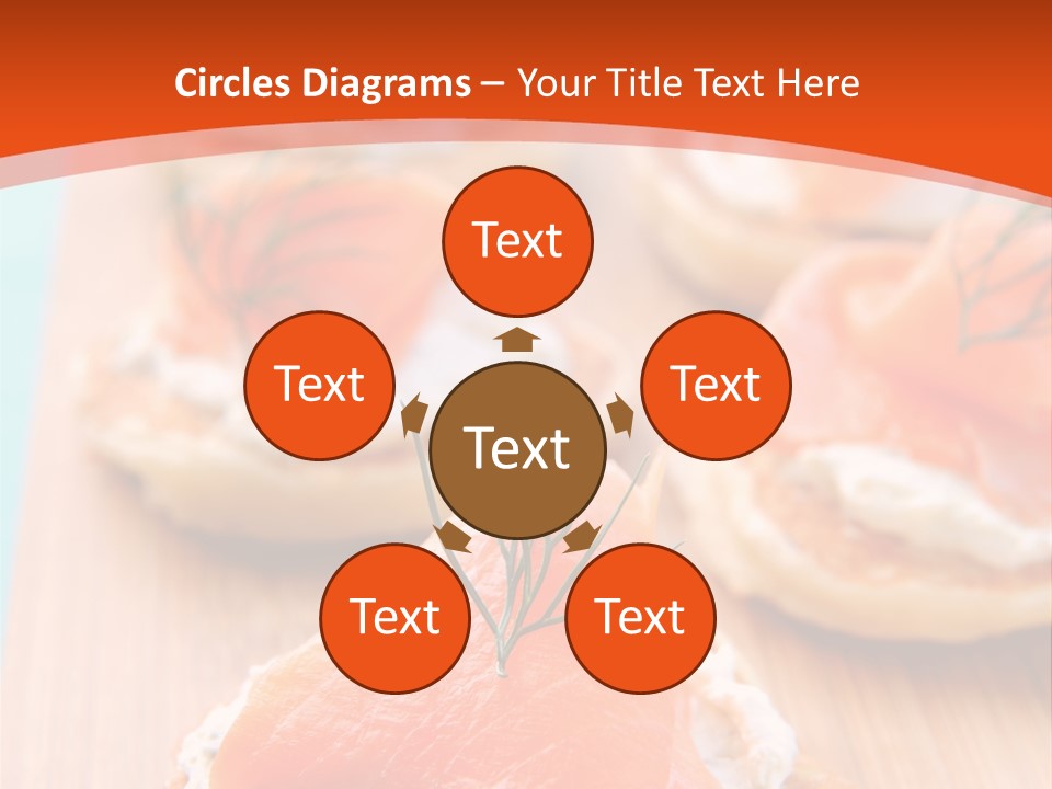 Snack Blini Food PowerPoint Template