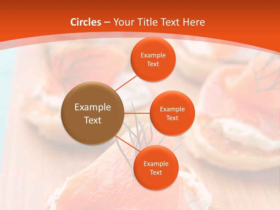 Snack Blini Food PowerPoint Template